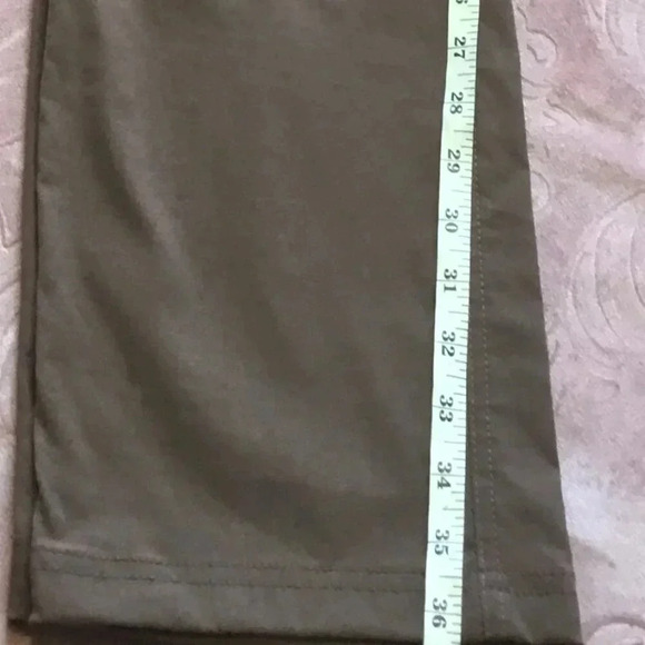Eddie Bauer First ascent Cargo Hiking Lightweight Outdoor Pants Dark tan SZ P 6 - Picture 10 of 12